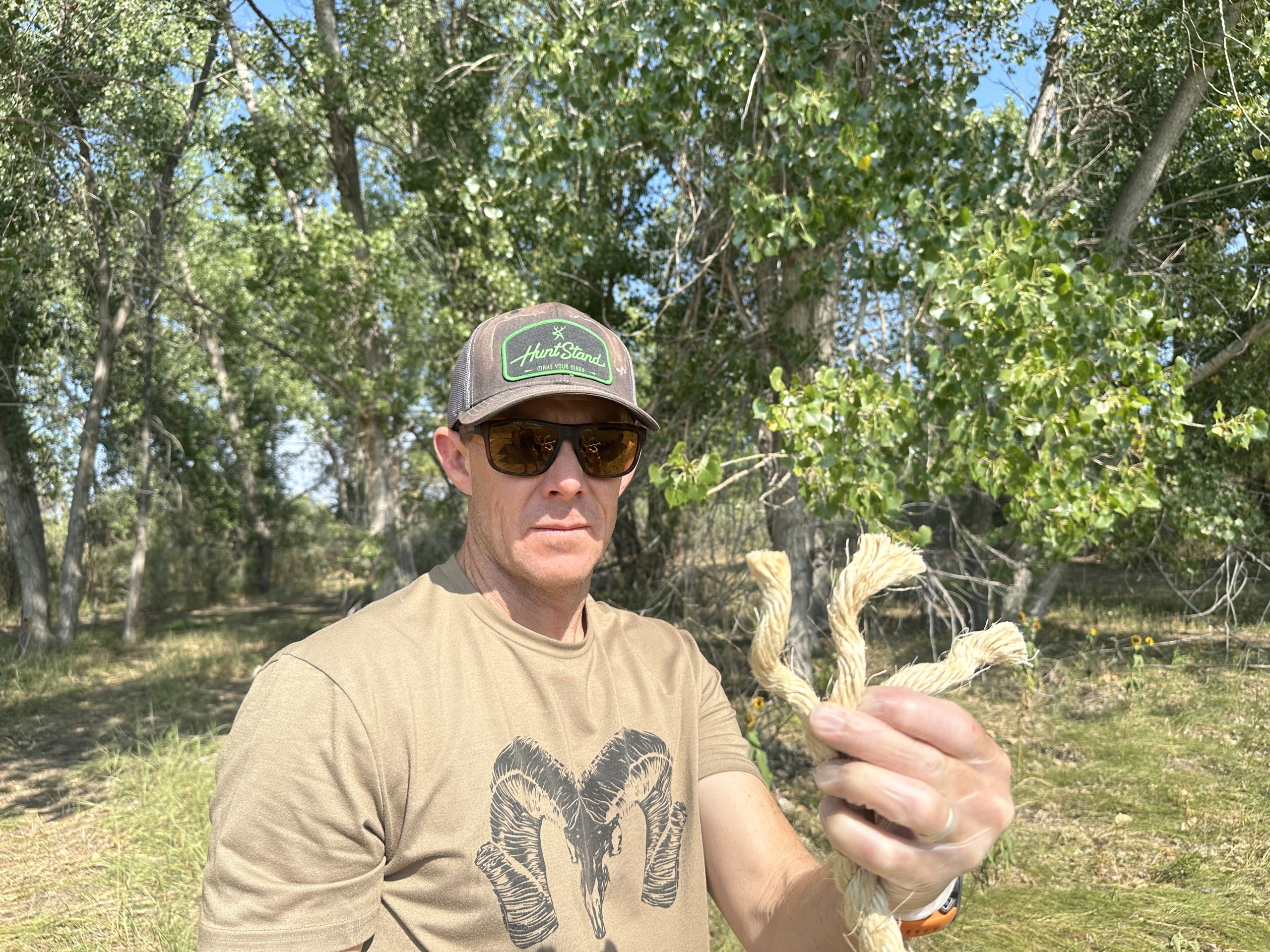 Mock Scrape 101 Using Wildlife Research Center's Golden Rope Scent Rope Kit