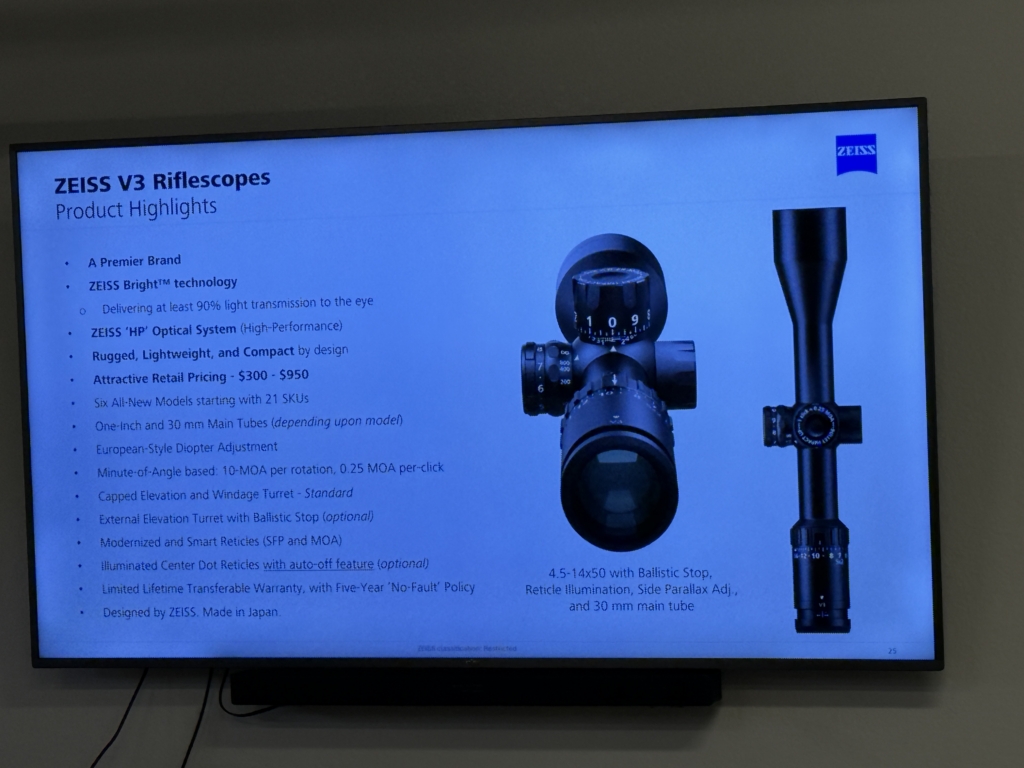 Zeiss Unveils All New V3 Scope Lineup